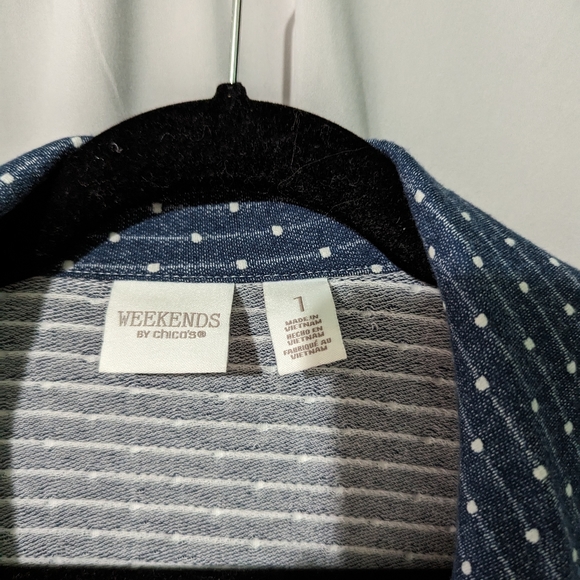 Chico's weekends spring jacket - Picture 4 of 7